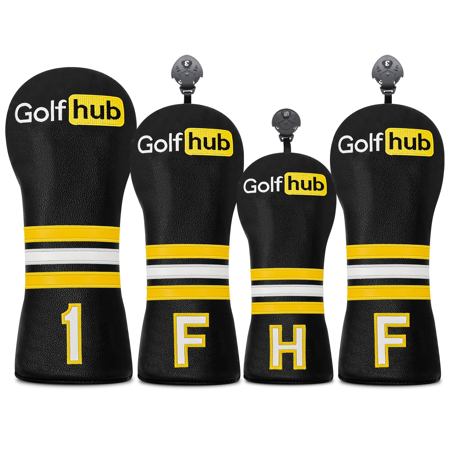 Headcover Driver - 1pc/4pcs Driver/Fairway/Hybrid Golf Headcover - HUB