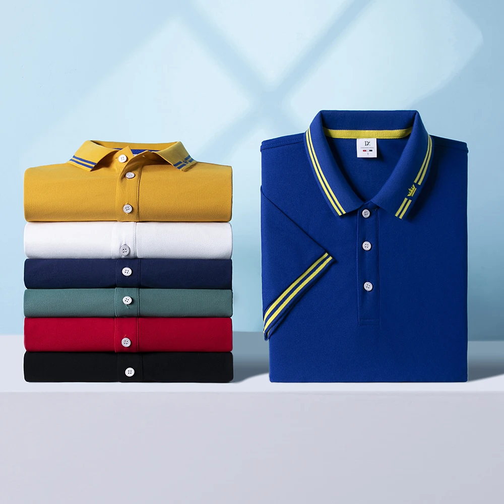 Men Polo T-shirt Logo Customiz - đánh giá và giá Golf Equipment Logo