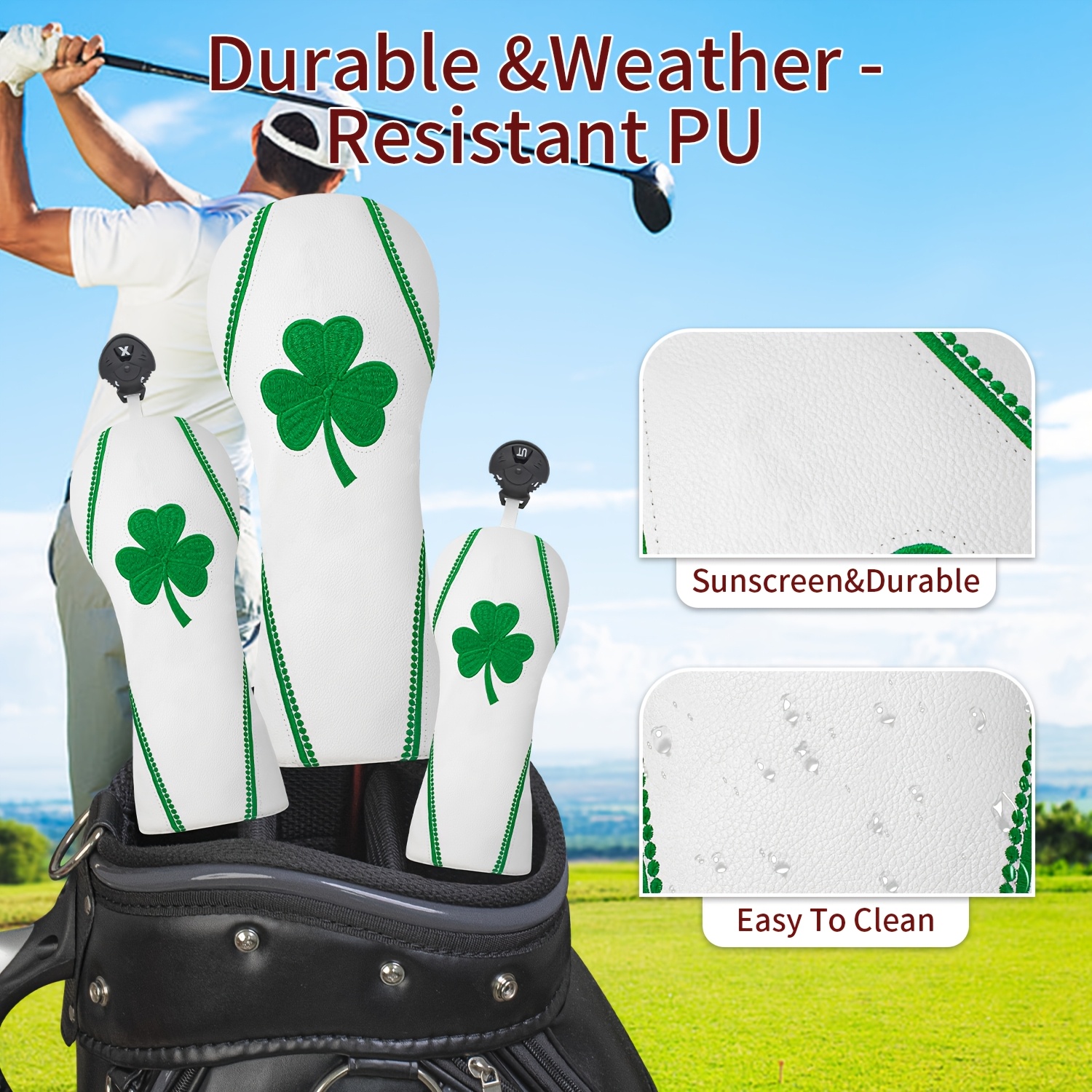 1pc/4pcs Golf Club Head Covers - đánh giá và giá Headcover Driver
