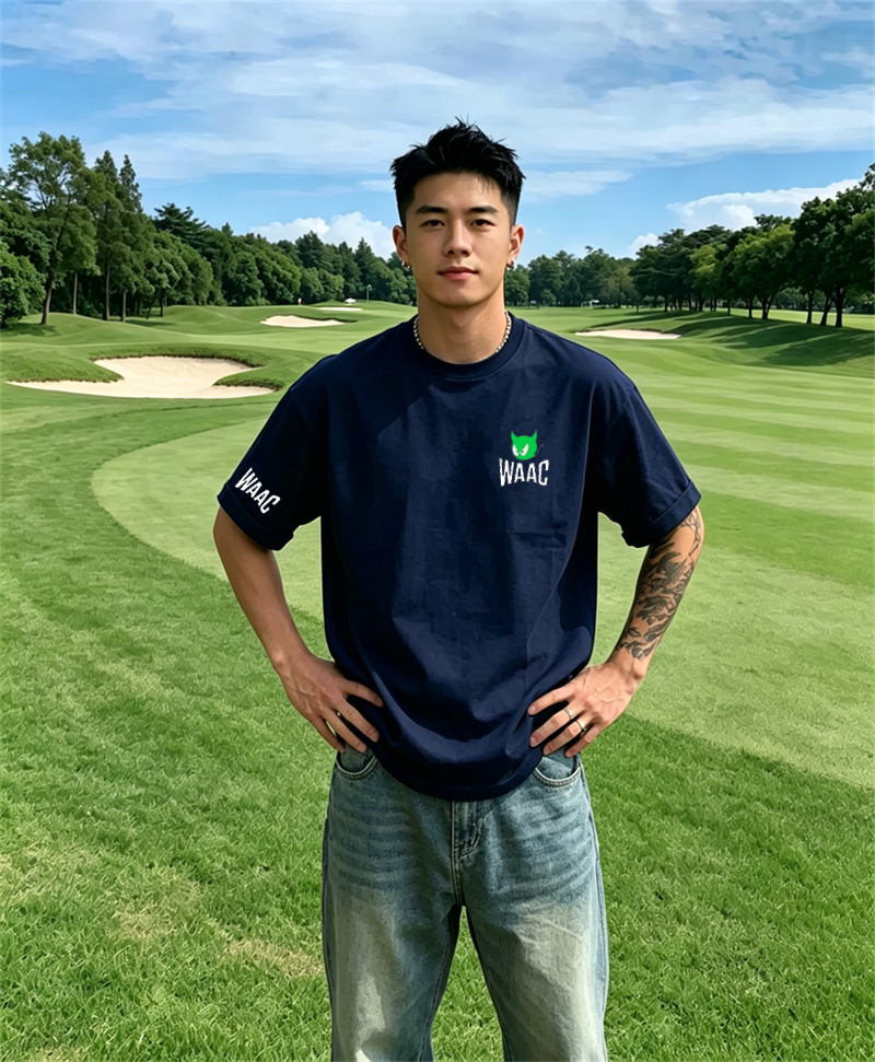 Men's Black Golf T-shirt Short - đánh giá và giá Golf Equipment Logo