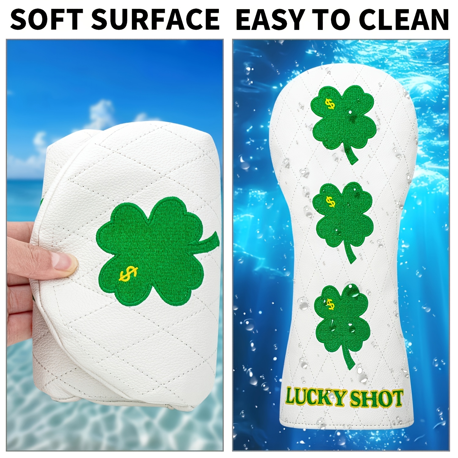 1pc/3pcs Four-Leaf Clover Doll - đánh giá và giá Headcover Driver