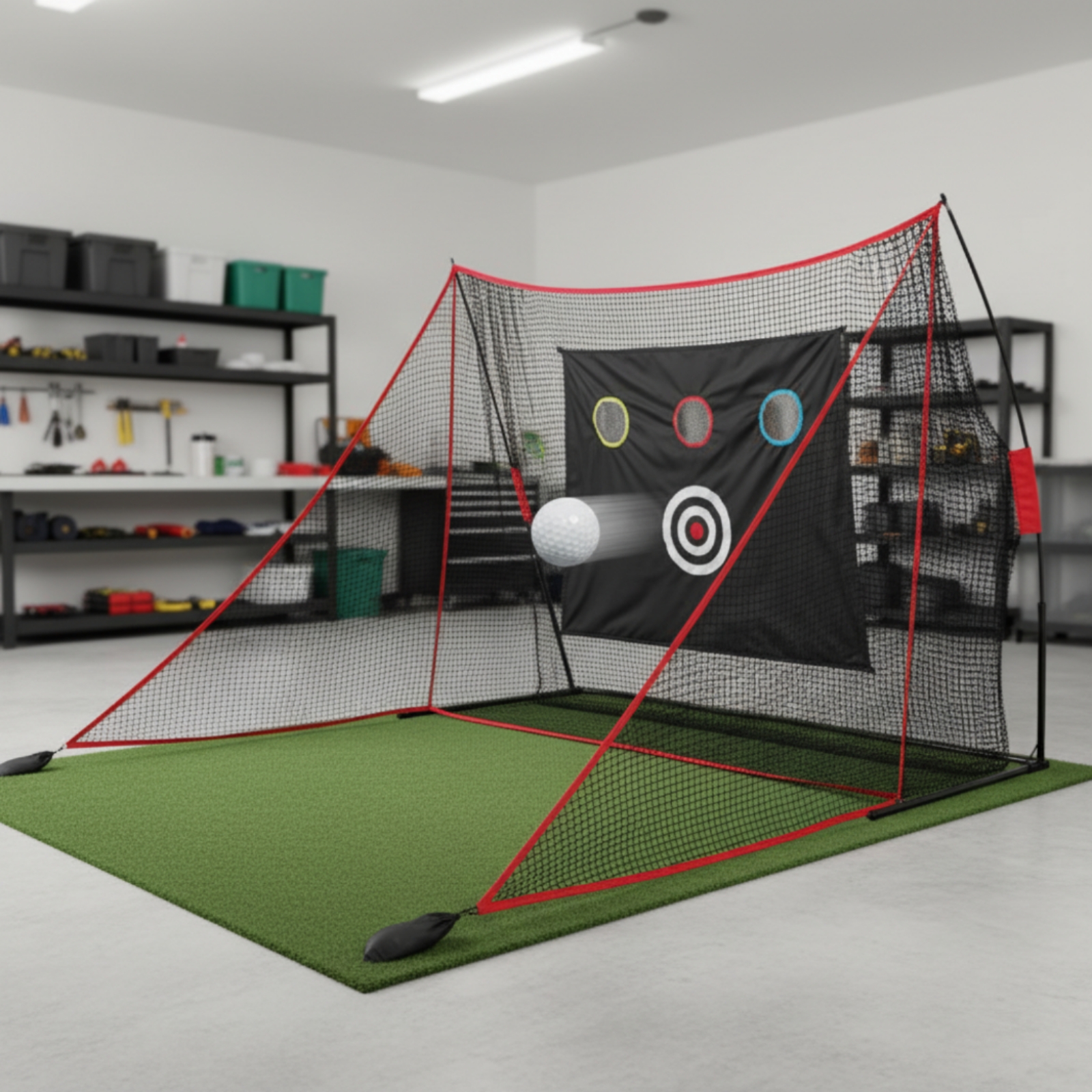 Golf Training Net Sturdy Frame - đánh giá và giá Practice Net Hitting