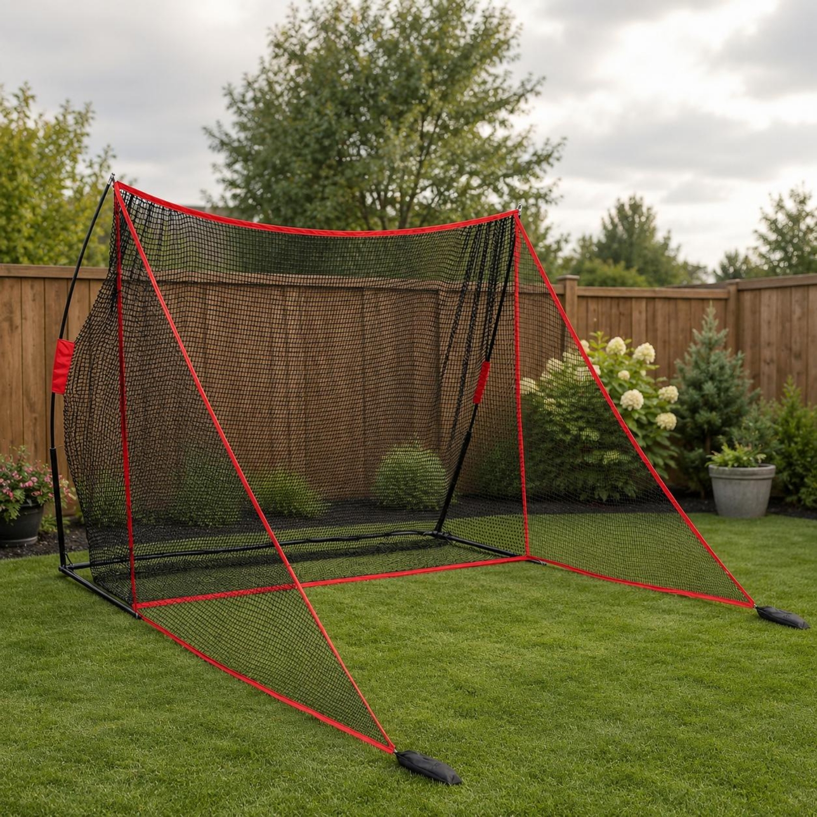 Golf Training Net Sturdy Frame - đánh giá và giá Practice Net Hitting