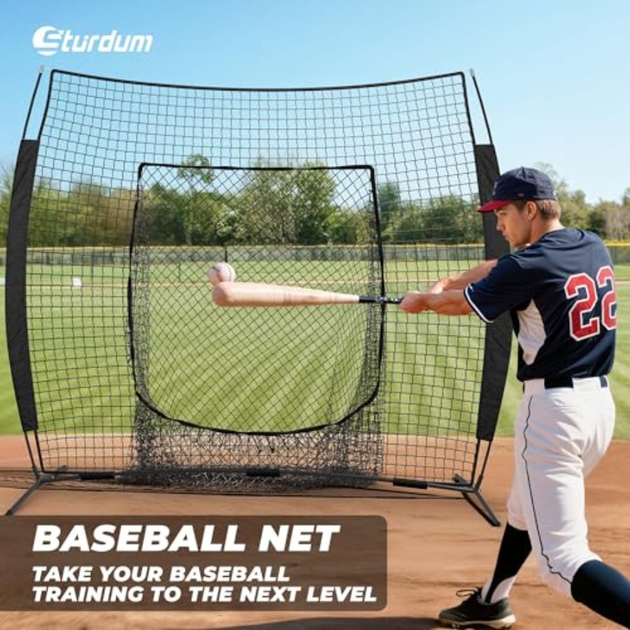 7 x 7 Feet Baseball Net, Baseb - đánh giá và giá Practice Net Hitting