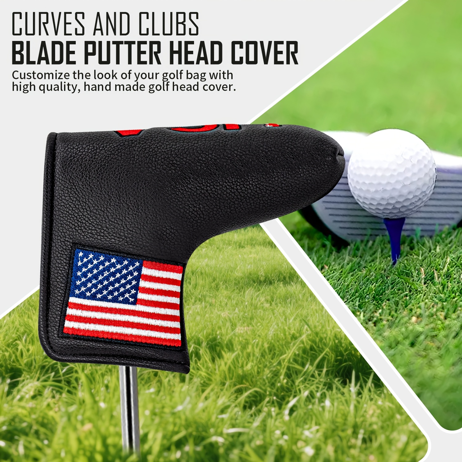 1pc USA Style Golf Putter Cove - đánh giá và giá Headcover Driver