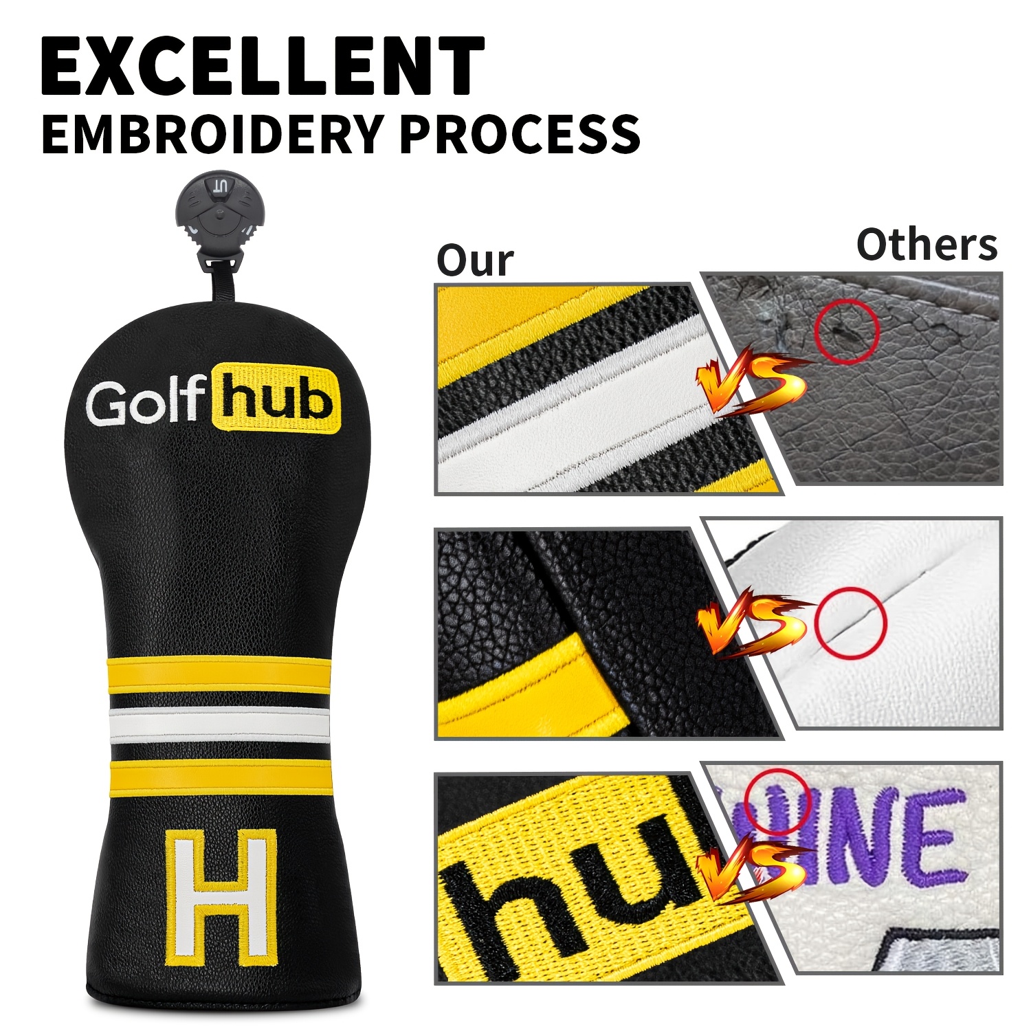 1pc/4pcs Driver/Fairway/Hybrid - đánh giá và giá Headcover Driver