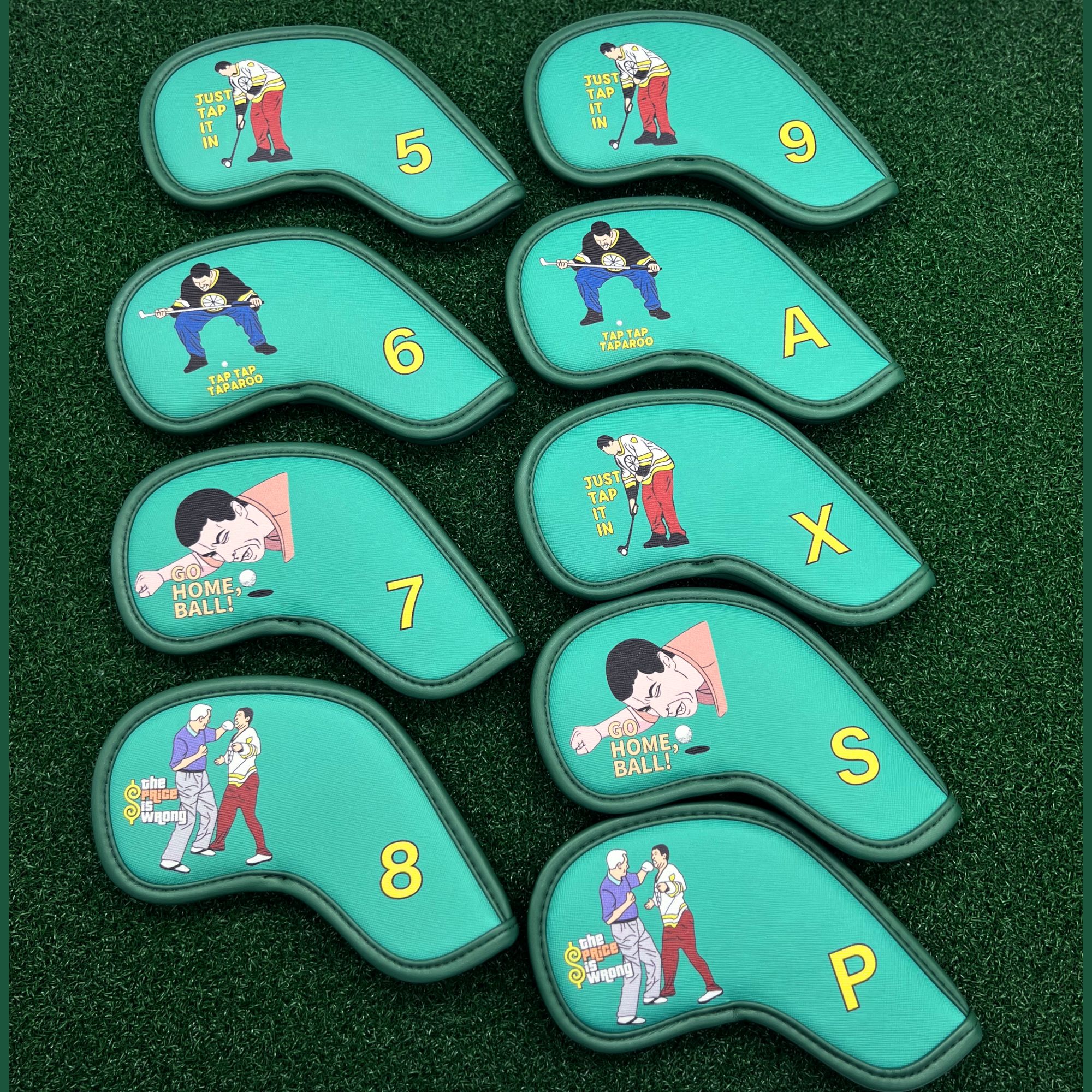 9 pcs Golf Iron Covers with Fu - đánh giá và giá Headcover Driver
