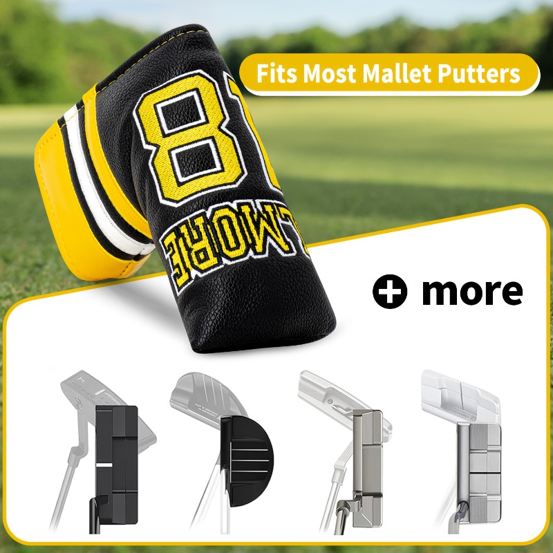 18-piece dual-color golf club  - đánh giá và giá Headcover Driver